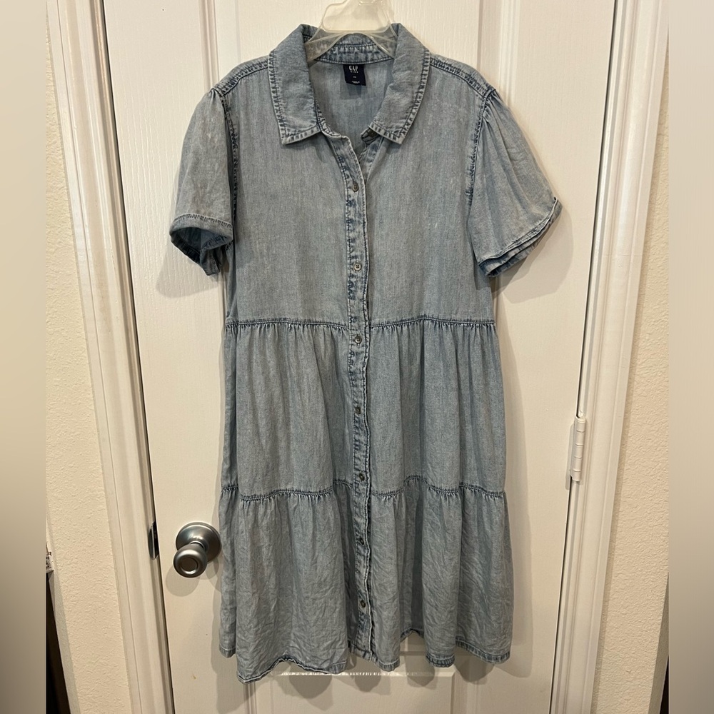Gap kids Girls XL Denim/Chambray Dress